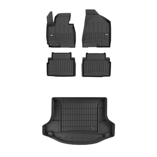 FROGUM ProLine 3D EIN Satz Gummimatten Exklusiven Auto Fußmatten und Kofferraumwanne Kofferraummatte für Kia Sportage III 2010-2015 | Die höchsten Kanten