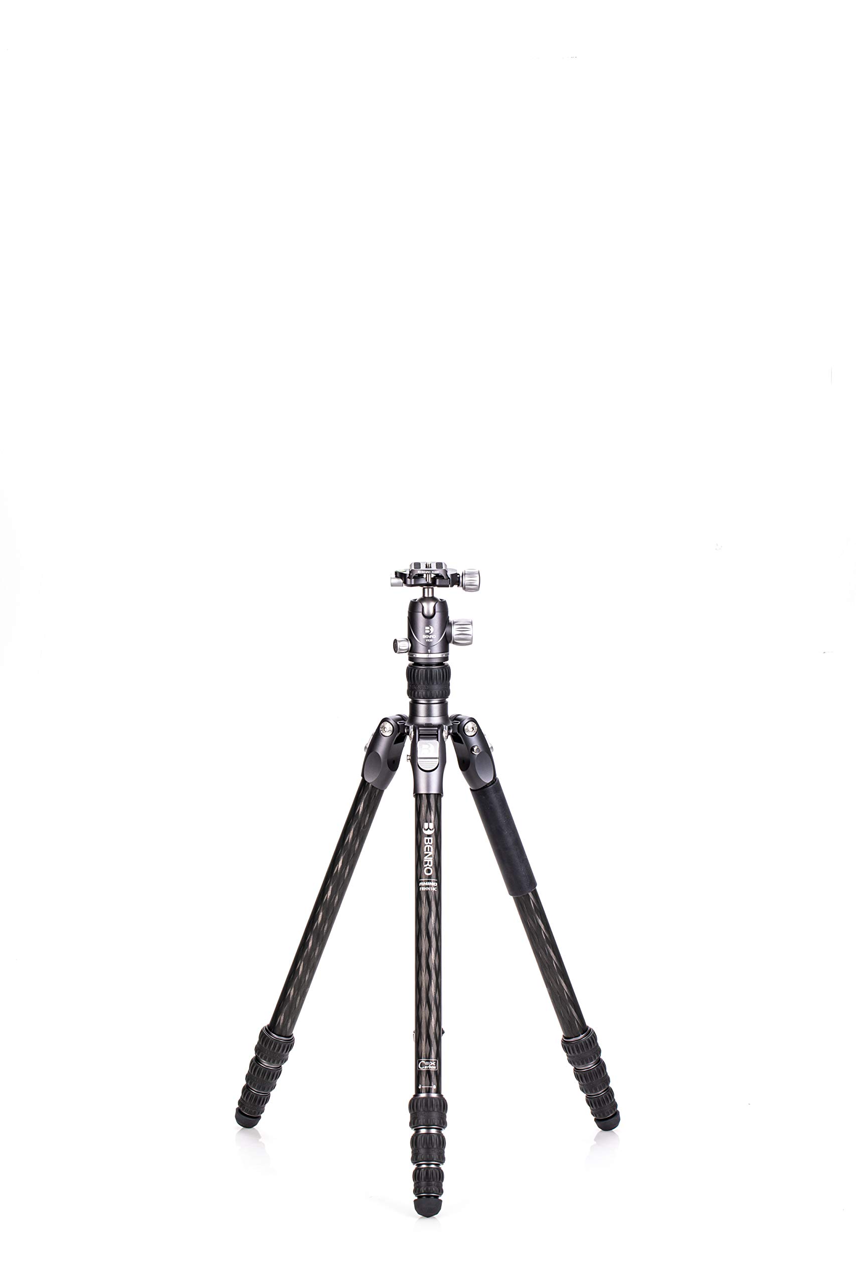 Benro Carbon Fibre Zero Series Tripod/Monopod with VX20 Ballhead, 5 Leg Sections, Twist Leg Locks, Padded Carrying Case (FRHN14CVX20) Max Height 139.5 cm