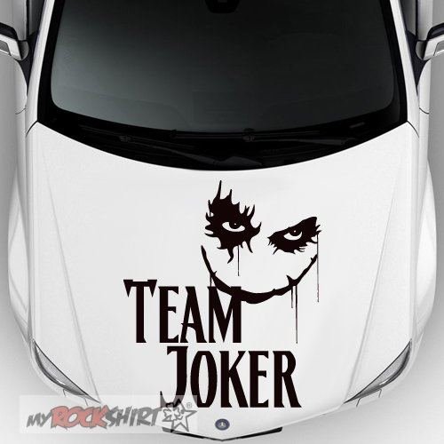 myrockshirt Team Joker 80x60 cm Aufkleber,Sticker, Autoaufkleber,
