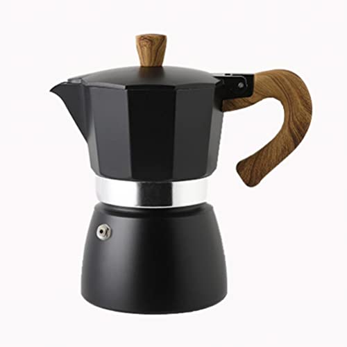 MSLing Espressokocher Espressokocher für 3 Tassen, Espressokocher Italienisch Moka Pot, Kaffeemaschine für Milchkaffee, Moka, Cappuccino, Kaffeemaschine