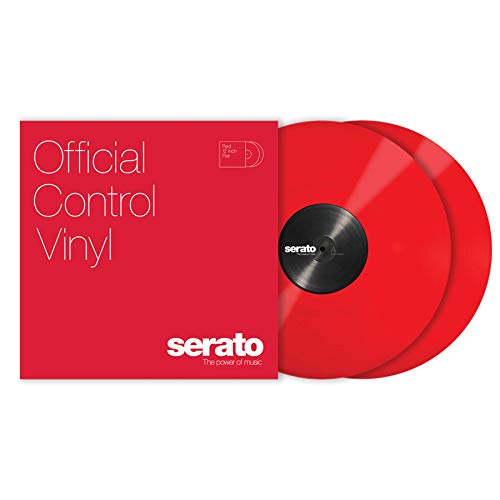 Serato SCV-PS-RED-OV Performance Control Vinyl Platte 12 Zoll, 2 Stuck, rot
