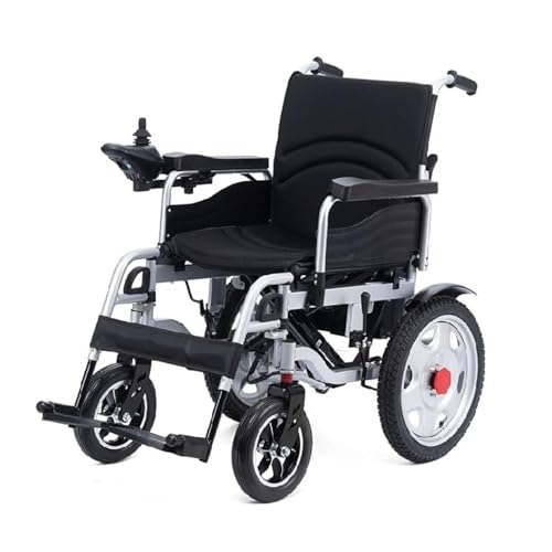 DPPAN Motorisierter Rollstuhl für alle Gelände, 12 km lange Reichweite, faltbare, leichte elektrische Rollstühle mit Sicherheitsgurt, elektrische Rollstühle für Erwachsene, maximale Tragkraft: 150 kg