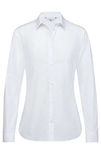 GREIFF Corporate Wear Simple Damen Bluse Regular Fit Langarm Weiss Modell 6594 Größe 48