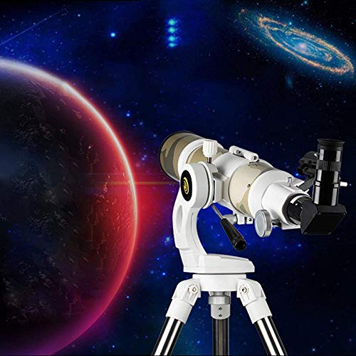 Teleskop-Geschenk, astronomisches Teleskop, 640/80 mm, professionelles Teleskop für Erwachsene, Jingwei Desktop-Refraktor, mit Stativ + elektronischem Sucher + Smartphone-Adapter