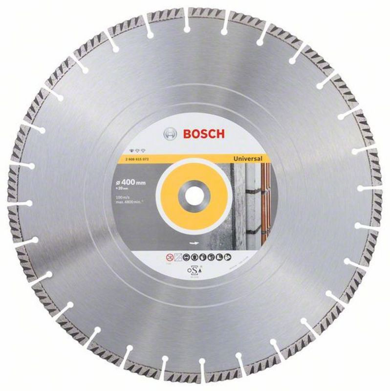Bosch Diamanttrennscheibe Standard for Universal, 400 x 20 x 3,2 x 10 mm 2608615072