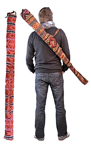Didgeridoo Tasche 150cm Bambusdidgeridoo Ikat Multicolor Ethno Bag Didge Farbig