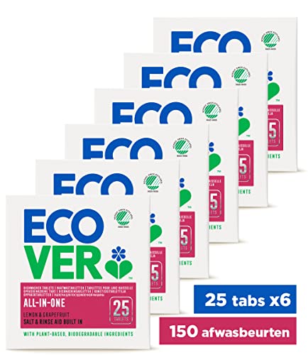 ECOVER - Spülmaschinentabletten - All In One - Promopack 150 Tabs