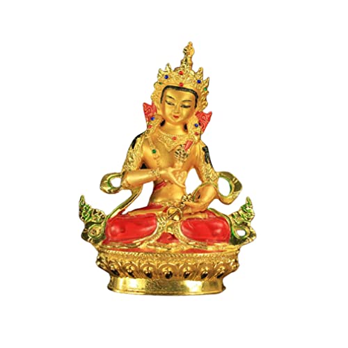 6 Zoll buddhistische wirksame Legierung Metallvergoldung Vajrasattva Buddha Statue tibetische Home Putting Dekoration Ornamente