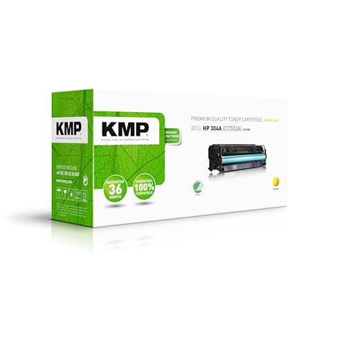 KMP Tonerkartusche passend für HP 304A Gelb für - HP Laserjet Series - cm 2300/ CP 2020/ CP 2024/ CP 2025/ CP 2026/ CP 2027 etc.