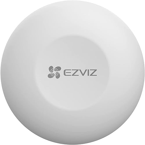EZVIZ Smart Button, Notfall-Knopf für Hilfe, zur EIN-/Ausschaltung der Sensoren, klein und einfache Installation, 1 Jahr Batterielebensdauer, funktioniert mit Home Gateway A3 (T3C)
