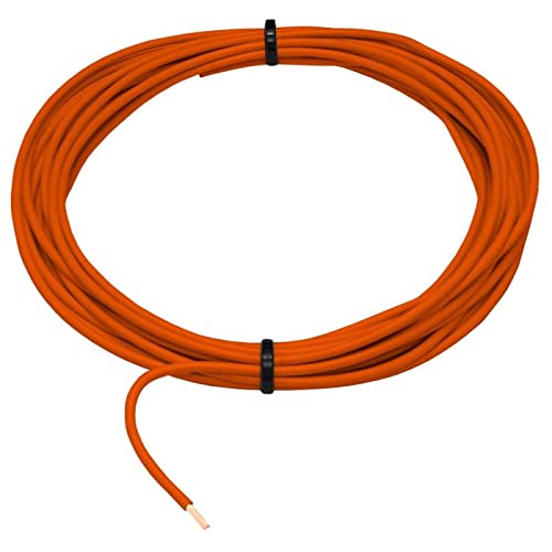 100m FLRY Fahrzeugleitung Orange 1,5mm² rund Kabel Litze KFZ Stromkabel