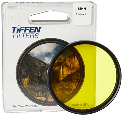 Tiffen Filter 58MM 8 YELLOW 2 FILTER