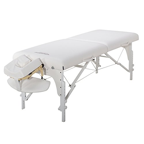 Master Massage Monclair Mobil Klappbar Massageliege 71cm Schneeweiß