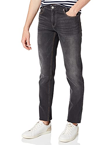 Atelier GARDEUR Herren Batu Comfort Stretch Straight Jeans, Grau (Anthrazit 198), W34/L32 (Herstellergröße: 34/32)