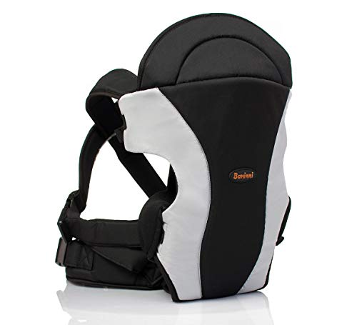 Baninni Sacco bn112 2 in 1 Tür Baby schwarz grau