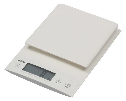 TANITA@Digital cooking scale@yAlso useful for making bread@0.1g unit@High accuracy@Weighing up to@3kgz@White@KD-320-WH