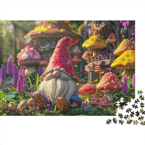 Pilze1000 Stück Puzzles Für Erwachsene, BlumenPuzzle 1000 Teile, Bwechslungsreiche Puzzle Erwachsene, Puzzle-Geschenk, Familien-Puzzlespiel 1000pcs (75x50cm)