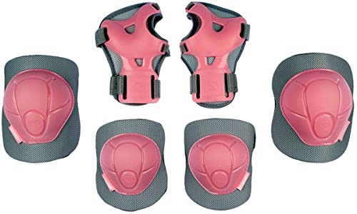 Nijdam Skate Protector Set - Concrete Rose - Pink/Grey - L