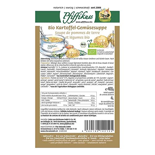 PFIFFIKUS Bio Kartoffel-Gemüsesuppe, 400g