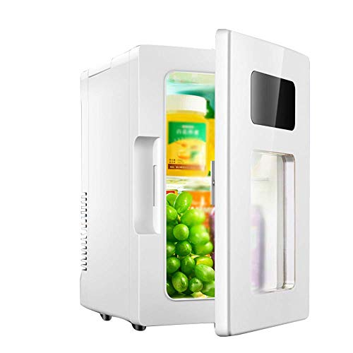 YJDQ Tragbare Autokühlschrank 10 Liter Für Kühlung Und Heizung Elektro Kühlbox Mit Smart-Anzeige Verwendet Für Pflege Muttermilch Essen Schlafzimmer Und Reisen