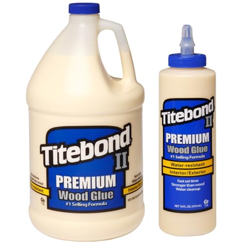 Titebond Premium II Holzleim wetterfest 3,8 L + Titebond Premium Wood Glue II 473 ml