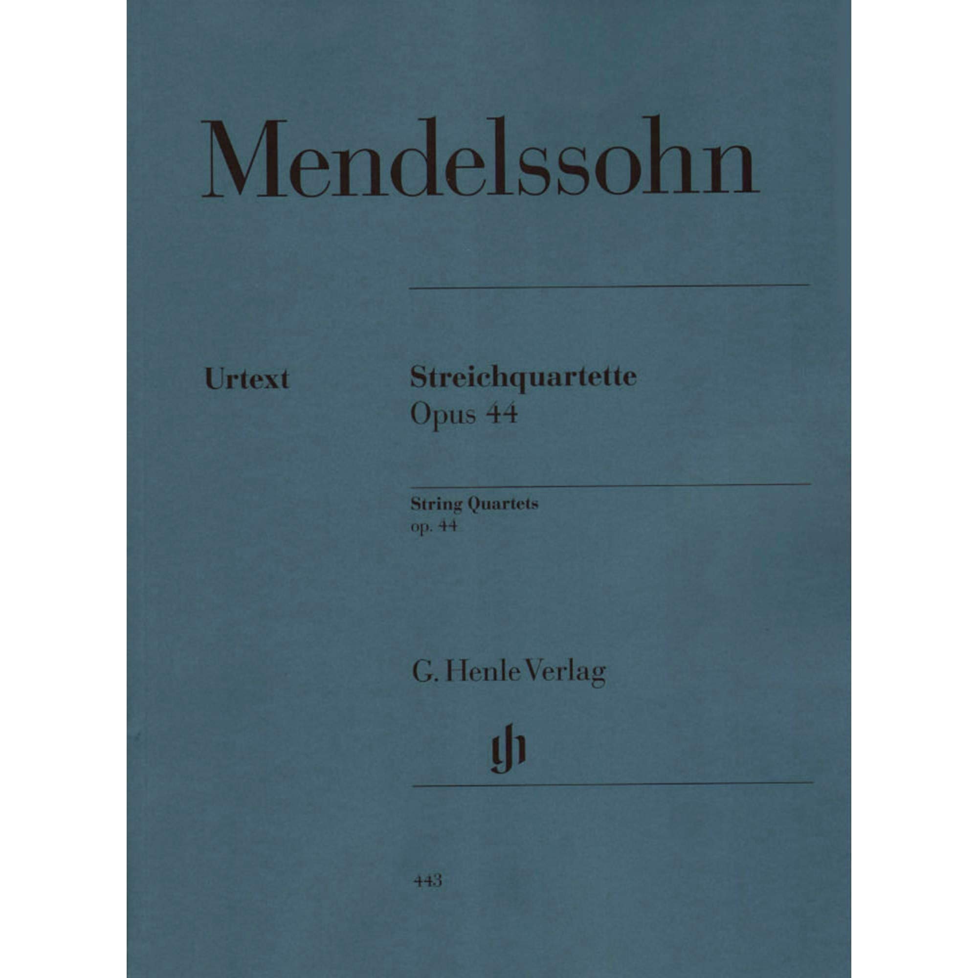 Streichquartette op. 44, 1-3: Besetzung: Streichquartette (G. Henle Urtext-Ausgabe)