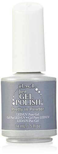 IBD Just Gel UV Nail Polish - 56 Gorgeous Shades - Summer Sale [Pretty in Pewter]