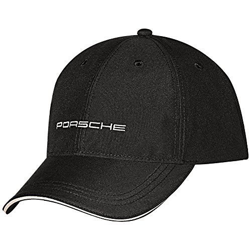 Porsche Baseball-Kappe klassisch mit Logo schwarz