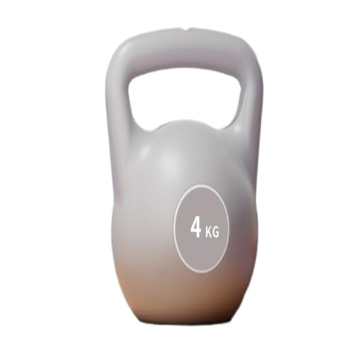 Dumbbells Umweltfreundliche Kettlebell Fitness Home Einstellbares Gewicht Hantel Kettlebell-Basis Unterstützt Das Heben Des Wasserkochers Hantelset (Color : Gray, Size : 2kg)