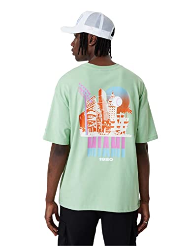 New Era City Graphic T-Shirt Bright Gree XS
