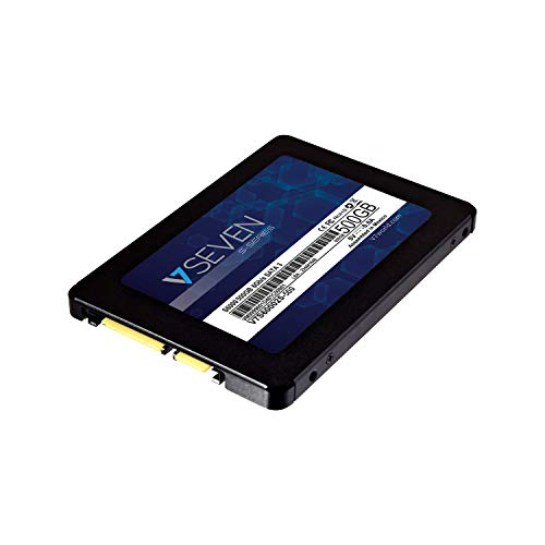 V7 S6000 3D NAND 500GB interne SSD-Festplatte (SATA III, 6 GB/S, 2,5 Zoll / 7 mm)