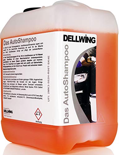 DELLWING Das AutoShampoo Konzentrat 25 L - Hochprofessionelles Shampoo für Ihren Wagen - Verdünnbar bis 1:100 - Perfekt für die Handwäsche, Aber auch zur maschinellen Reinigung nutzbar