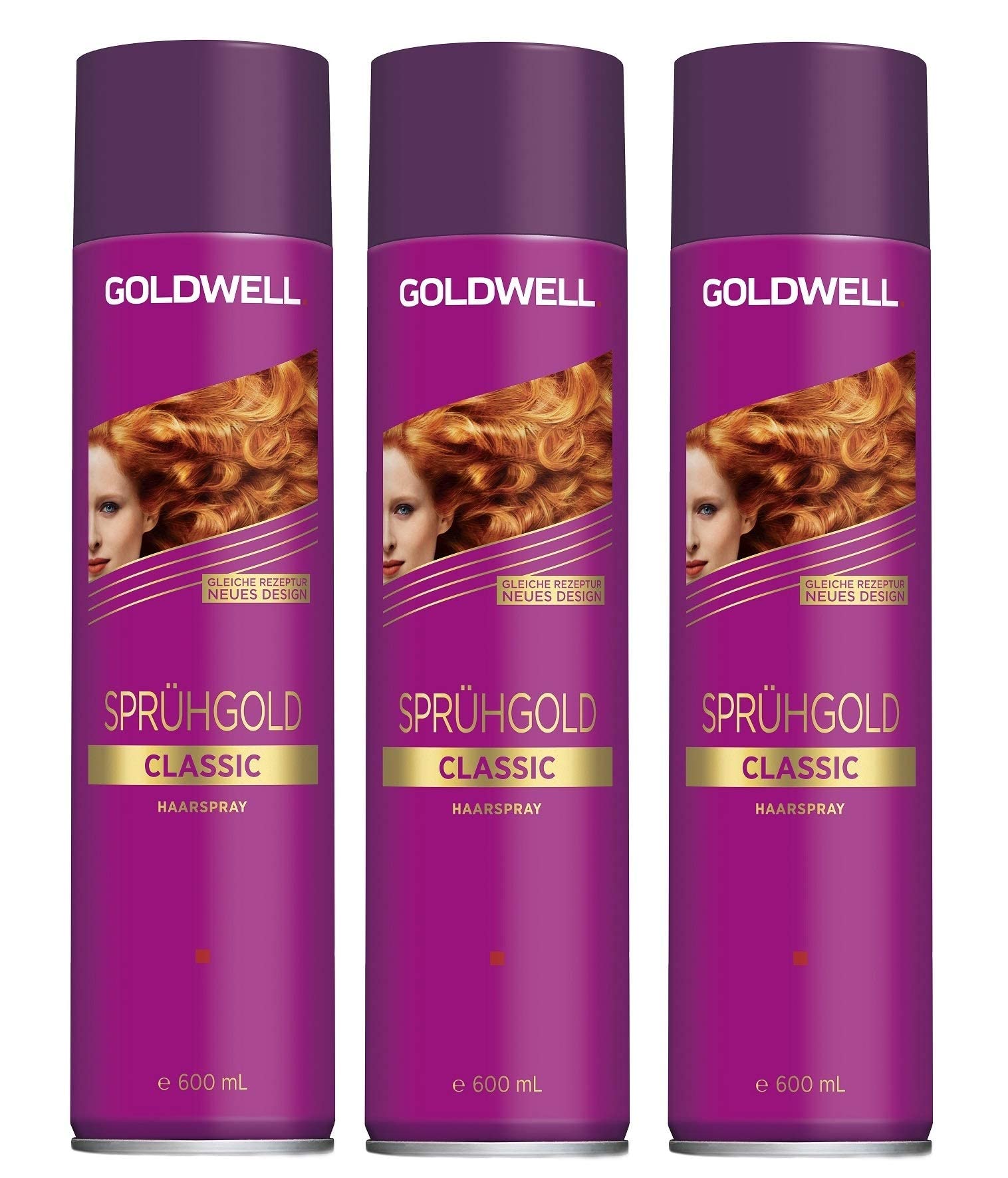 3er Goldwell Sprühgold Classic Haarspray 600 ml