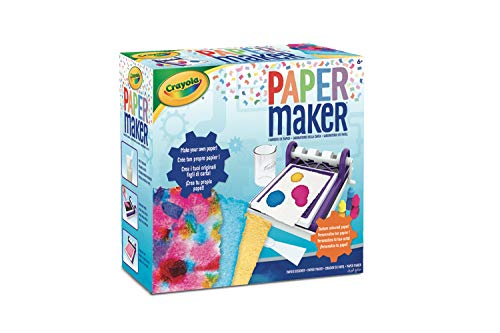 Crayola Paper Maker, Papierherstellung DIY Bastelset, Geschenk für Kinder, 8, 9, 10, 11