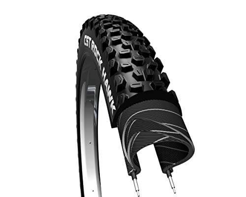 CST Rock Hawk Dual Compound Folding TLR/EPS 27,5 Zoll Clincher Bike Tyre 27,5 x 2,25
