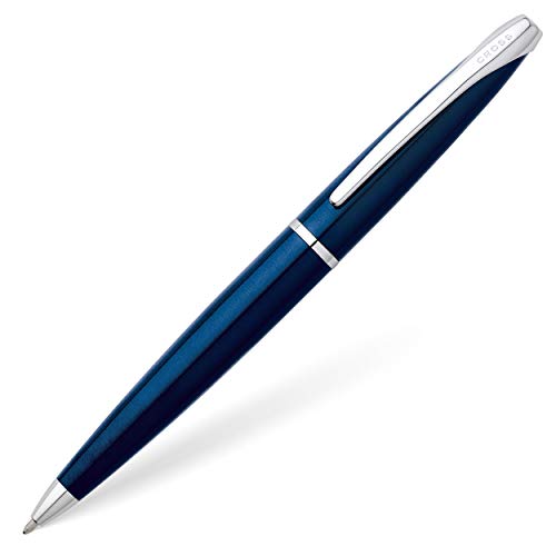 Cross ATX Kugelschreiber (Drehmechanik, Schreibfarbe: schwarz) blau-lack transluzent