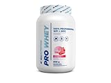 ALLNUTRITION Pro Whey Protein Powder mit Verzweigten Aminosäuren - Molkenprotein-Konzentrat & Molkenprotein-Isolat - Pre-Workout-Pulver - Kalorienarmes Proteinpulver - 908g - Erdbeer-Eiscreme
