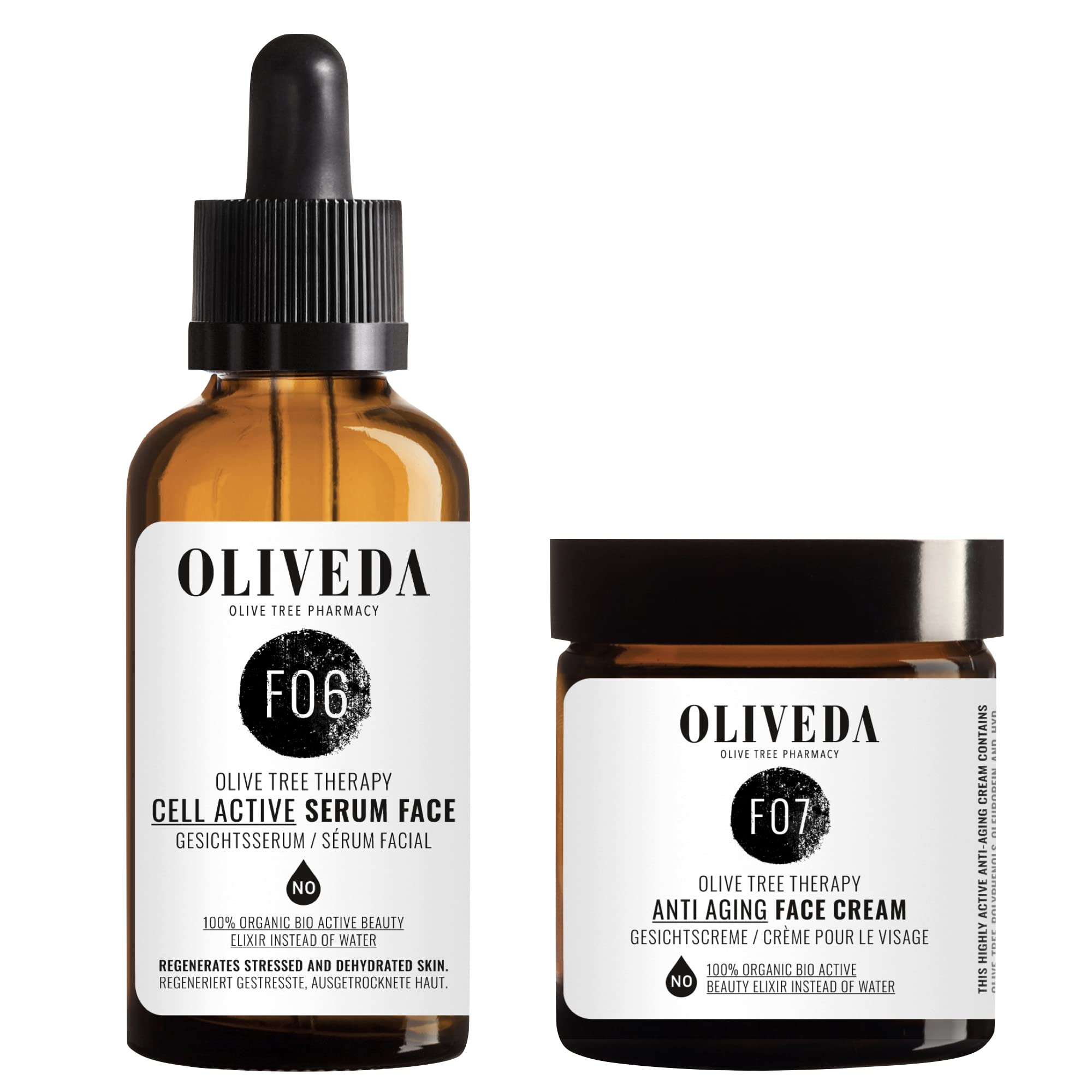 Oliveda F07 Anti Aging Cream 50ml+ F06 Cell Active Serum Face 30ml