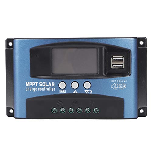 Shipenophy Controller niedrige Wärmeerzeugung langlebig Solarladeregler Solarpanel Regler LCD-Bildschirm Gute Speicherfunktion Speicherfunktion Labor(12/24V-30A)