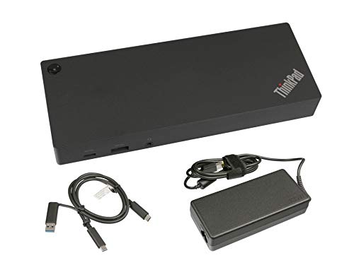 Lenovo USB-C/USB 3.0 Port Replikator inkl. Netzteil (135W) Original ThinkPad X1 Extreme Gen 2 (20QV/20QW) Serie