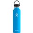 Hydro Flask Unisex 24 oz (532 ml) auslaufsichere Sport-Trinkflasche aus Edelstahl mit doppelwandiger Vakuumisolierung und Standard-Öffnung mit BPA-freiem Flex Cap-Verschluss. White 24oz