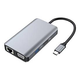 Conceptronic DONN21G - Dockingstation - USB-C 3.2 Gen 1 - VGA, HDMI