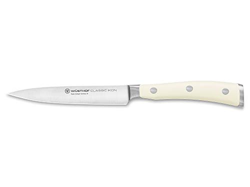 Wüsthof Gemüsemesser, Classic Ikon Crème (1040430412), 12 cm Klinge, geschmiedet, hochwertiges Design-Messer, scharfes Küchenmesser, weißer Griff