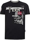 Jan Vanderstorm Herren T-Shirt Sölve schwarz XL - 56/58
