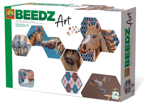 SES creative Beedz Art-Hex Tiles Pferde
