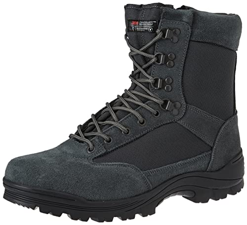 Mil-Tec Tactical Boots m. YKK Zipper urban Grey Gr.15/ EU48