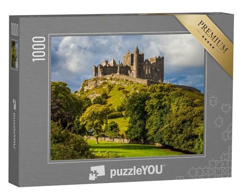 puzzleYOU: Puzzle 1000 Teile „Rock of Cashel in spektakulärem Licht, Tipperary, Irland“