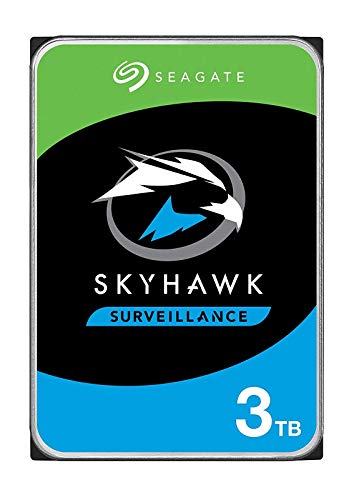 Seagate Skyhawk Surveillance HDD ST3000VX009 Festplatte, 3 TB, intern, 3,5 Zoll, SATA 6 Gb/s Pufferspeicher 256 MB