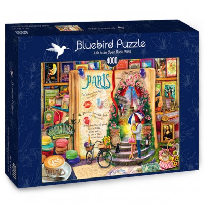 Bluebird Puzzle Life is an Open Book Paris 4000 Teile Puzzle Bluebird-Puzzle-70262-P 2
