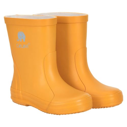 Celavi Basic Wellies Rain Boot, Mineral Yellow, 25 EU